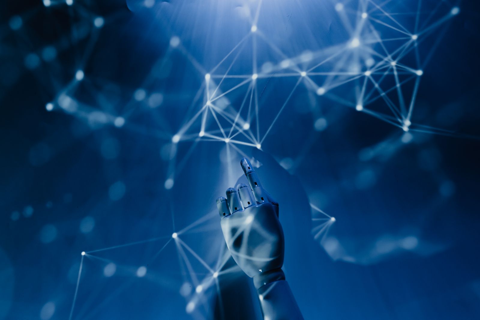 Abstract technology and data visualization